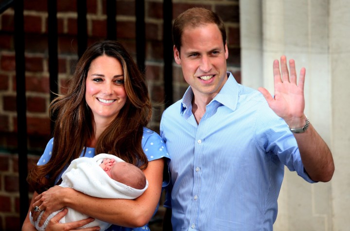 The Duke And Duchess Of Cambridge Leave The Lindo Wing With Their Newborn Son